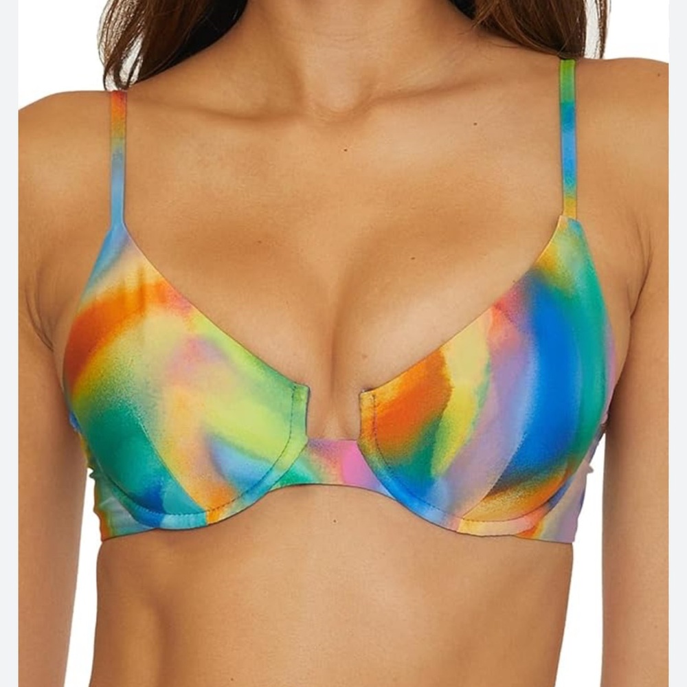 Becca women’s paper mache underwire bikini top